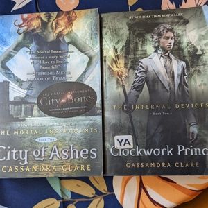 The Shadowhunter Chronicles Lot - City Of Ashes & Clockwork Prince Paperback